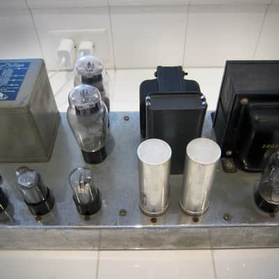 Western Electric Tube Mono Power Amp (2) 6L6's Circa-1950s-Chrome Chassis image 8
