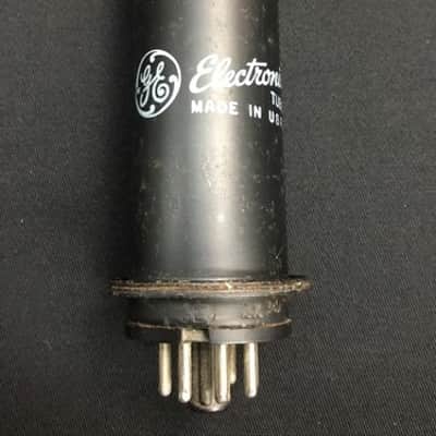 GE 6L6 Large Metal POWER AMPLIFIER Vintage VACUUM TUBE Tested USA S.1084-D image 1