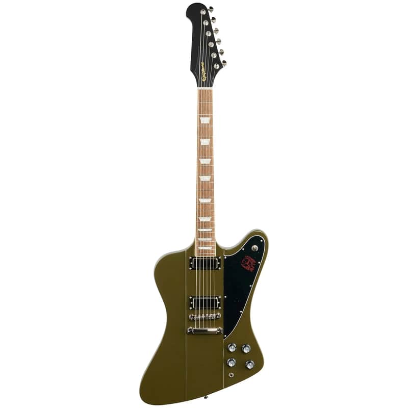 Epiphone Limited Run Firebird Olive Drab Green | Reverb