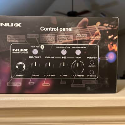 NuX Mighty Lite BT 3-Watt Desktop Bluetooth Guitar Combo 2020s Black image 4