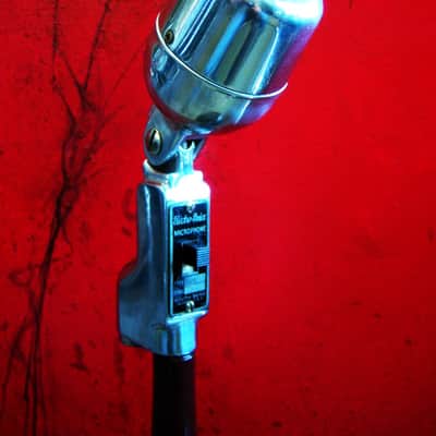Vintage RARE 1940's Electro-Voice 612 / 630 Omnidirectional Dynamic Microphone Hi Z w Astatic E6G desk stand 638 640 prop display image 4