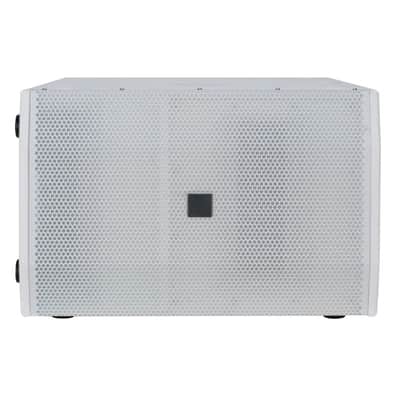 Avante Audio Imperio SUB210W Dual 10" 700W Active DJ PA Subwoofer in White+Pole image 8