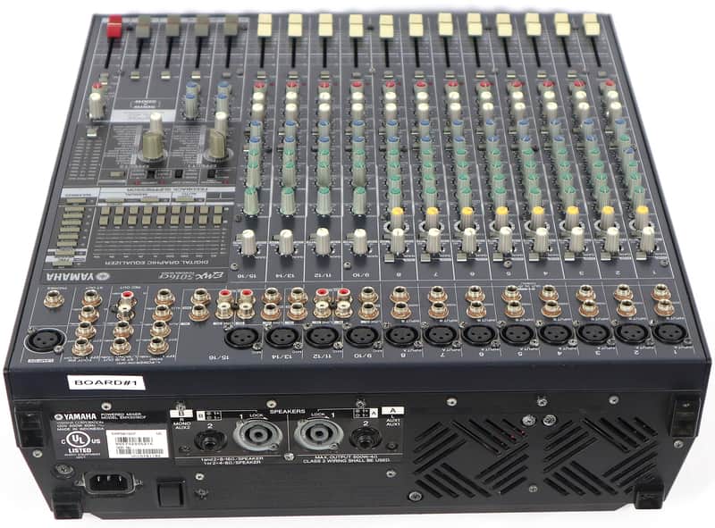 Yamaha EMX 5016CF 500w 16-Channel Powered Mixing Board w/ DSP | Reverb