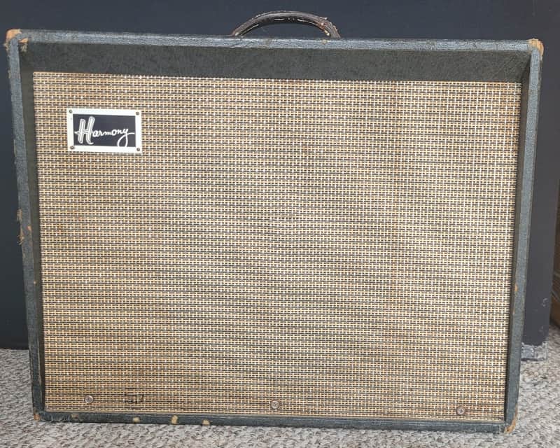 1965 Harmony H306 C Tube Amp With Tremolo 1x12" Original image 1