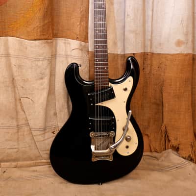 Morales Vibramatic Mosrite Copy 1969 Black image 1