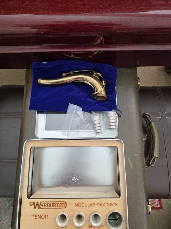 Warburton Tenor Saxophone Modular Neck System 2020 - Gold image 1
