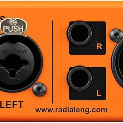Radial EXTC Stereo 2-channel Active Re-amping Device with 4 XLR Cables image 5