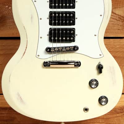 Gibson SG3 Special FADED White 3 PICKUP 490 PU Tone Selector Rare