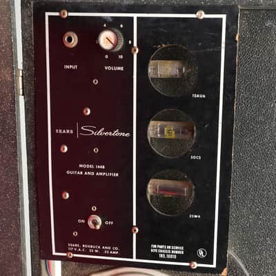 1962 – Silvertone 1448 Guitar & Amp-in-Case image 23