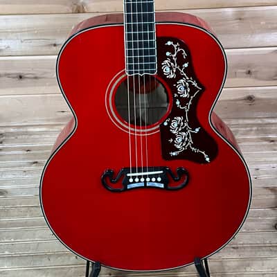 Gibson Custom Shop Orianthi SJ-200 Acoustic Electric Guitar - Cherry image 1