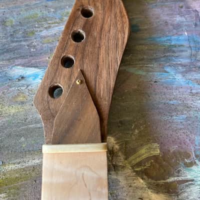 Luthier built  Stratosphere neck  2018 Maple and walnut image 2