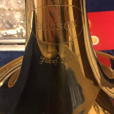 Besson French Horn Made By Josef Lidl With Hardshell Case 412Z-1 Brass image 2