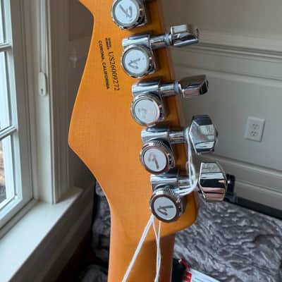 2026 Fender American Ultra II Stratocaster Maple - Avalanche White image 10