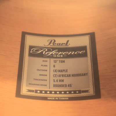 Pearl Reference One 3pcs Piano Black Drum Set (13-18-24) - New! image 13