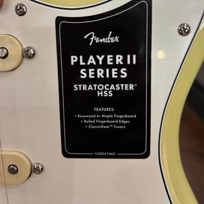 Fender Player II Stratocaster HSS 2024 MN Hialeah Yellow /7lbs. 15.7oz. #MXS24030881 image 8