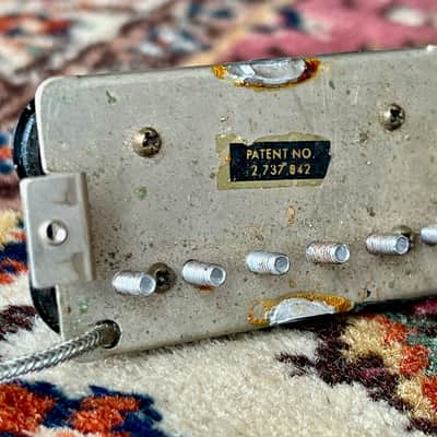 2 x 1961-1965 Gibson Patent Number sticker PAF humbucker pickup image 9