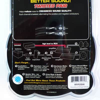 Rockford Fosgate RFIF2SW High Level to RCA Speaker Cables / Lot of 2 image 3