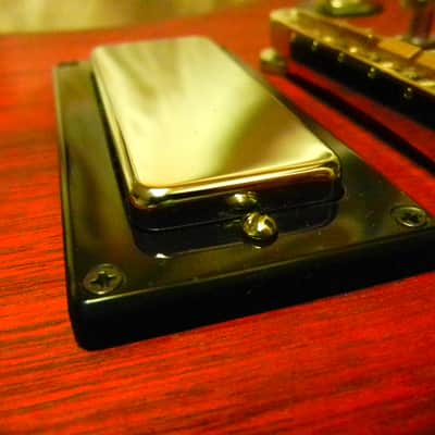 Mini humbucker adapter pickup ring converts Gibson full size to mini black plastic image 1