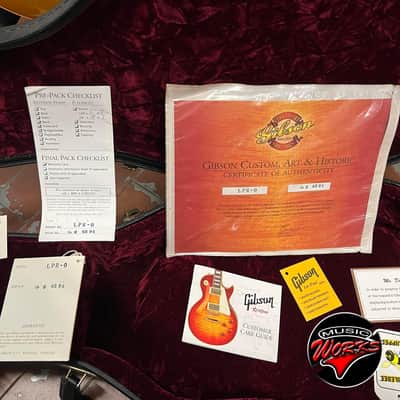 Gibson   Custom Shop Historic R0 1960 Plain Honeyburst image 11
