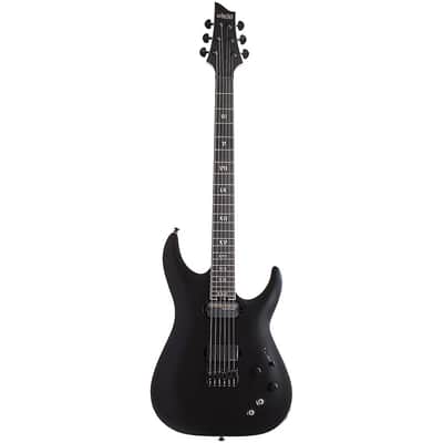 Schecter Guitar Research C-1 S HT SLS Elite "Evil Twin" Electric Guitar Regular Satin Black image 3