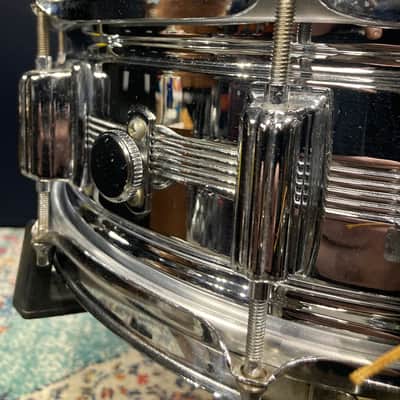 Rogers - 5x14" Dyna-Sonic 5 Line - Chrome Over Brass Snare Drum. No. 37 image 10