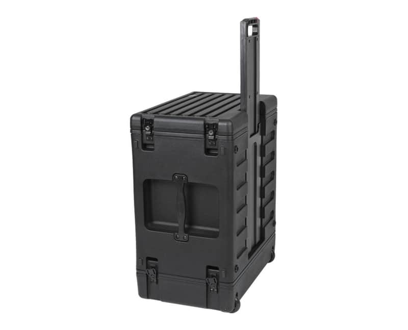 SKB 1SKB-R6UW 6u Space Amp or Effects Rack Case wheels & Pull Handle image 1