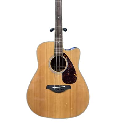 Yamaha FGX720SCA Folk Acoustic-Electric Guitar Natural | Reverb