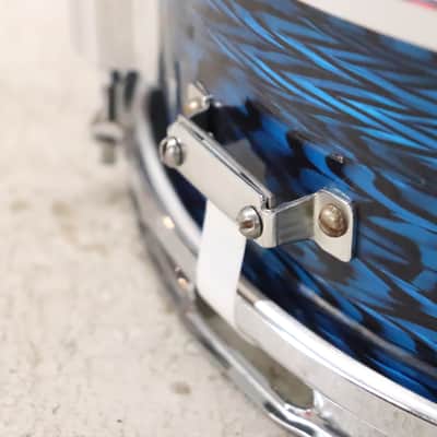 Rogers 5x14" Luxor Snare Drum Vintage 1960's Blue Onyx Cleveland image 3