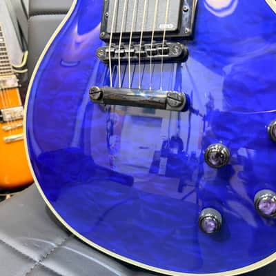 🔥2019🔥 Epiphone Les Paul Prophecy Custom Plus EX~ Midnight Sapphire~ EMG P’Ups image 13
