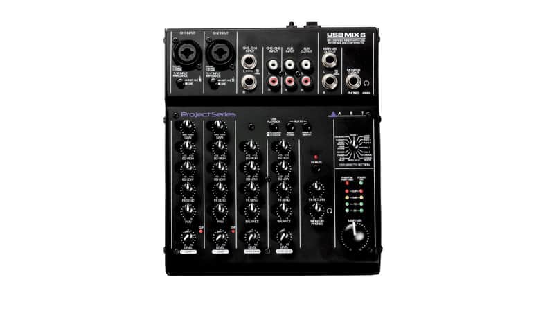 ART USBMIX6 Project Series 6-Channel Mixer with USB Interface image 1