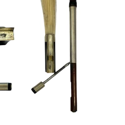 Vintage Fine 4/4 French Violin Bow – PRS Stamped – Jean Pierre Marie Persoit&Case - Silver Winding - 61 gr., 74.5 cm.-FREE Shipping - Videos image 8