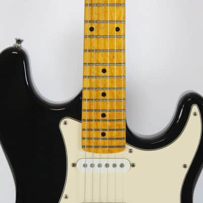 Spectrum Strat-Style ~BLACKIE~ Electric Guitar '62 Relic Look Beginner Friendly Smooth Neck Feel image 2