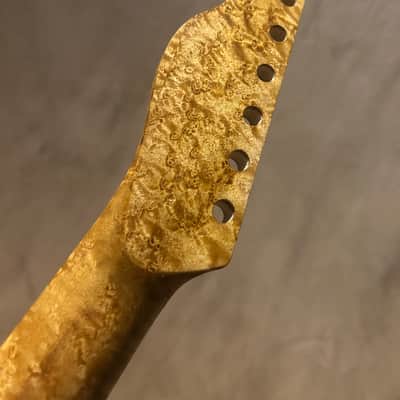 Mastergrade Birdseye Maple Tele Neck 2 Fits Fender & Warmoth image 8