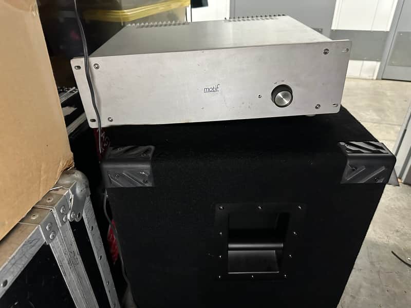 MOTIF MS-100 by Conrad Johnson - High End Solid STATE 100 Watt Amplifier RARE image 1