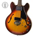 1968 Gibson EB-2D Bass Guitar 3-Color Sunburst - All Original Including Case #330258