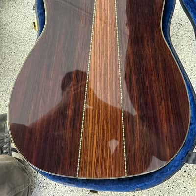 Yamaha FG-365SII 1983 - gloss natural finish on a solid spruce top and a three-piece rosewood back and sides image 22