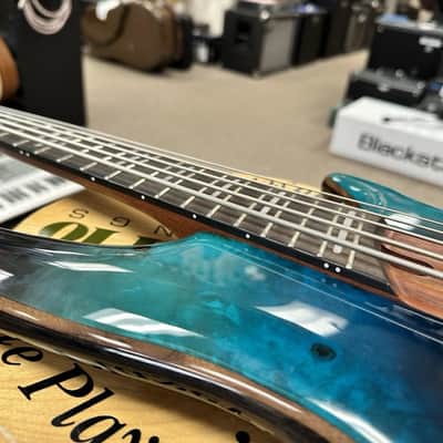 Ibanez SRMS805 Bass Workshop Multi-Scale 5-String Bass - Tropical Seafloor image 10