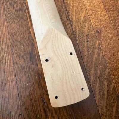 Strat Neck Replacement Part for Stratocaster Squier Laurel Standard Headstock 21 Frets Loaded with Nut String Trees, 10mm Tuners, Vintage style St Fretboard image 5