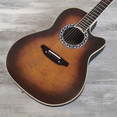 1990's Morris Japan Tornado Z2 TG Ovation Shaped Acoustic Guitar