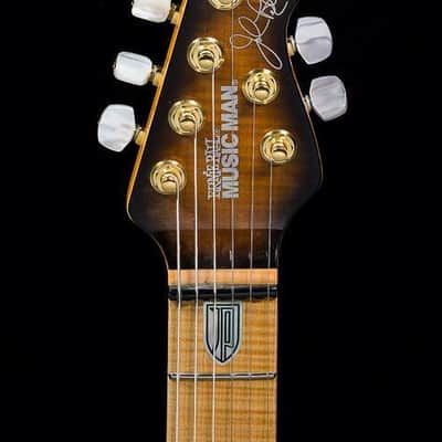 Ernie Ball Music Man Premier Dealer John Petrucci Figured Koa Top Vintage Tobacco Burst (686) image 5