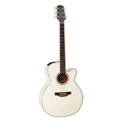 Takamine GN37CE Acoustic-Electric Guitar - Pearl White w/Gig Bag - B-Stock image 2