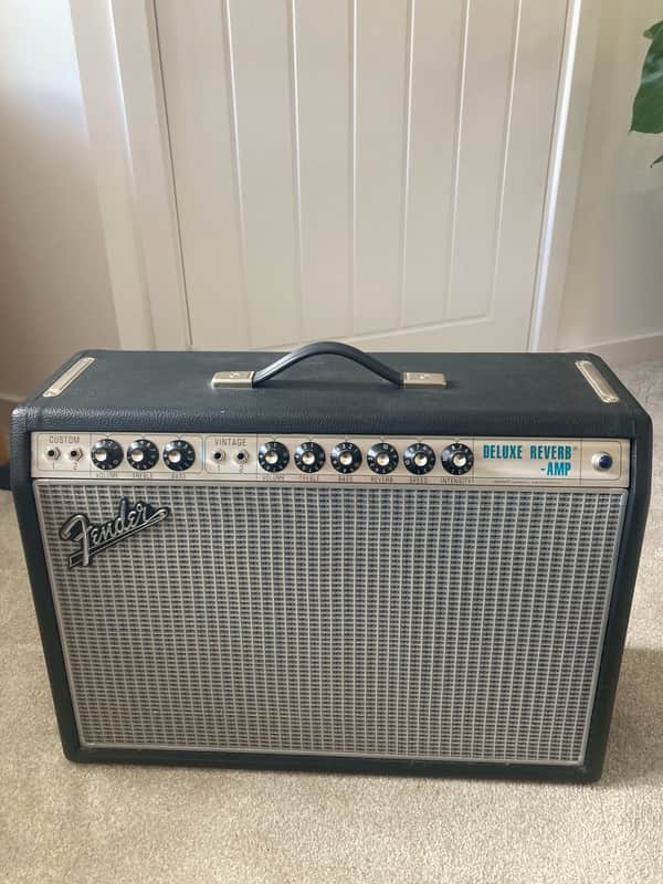 Fender '68 Custom Twin Reverb-Amp 2-Channel 85-Watt 2x12" Guitar Combo 2013 - Present - Black image 1