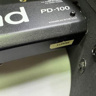 Roland PD-100 1" Single Trigger Mesh Head V-Drum Trigger Pad - Blue - ZR26077 image 7