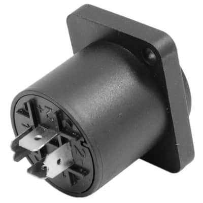 5 Pack of 4 Pole Speakon Panel Mount Connectors - Fits D Series Pattern Hole image 3