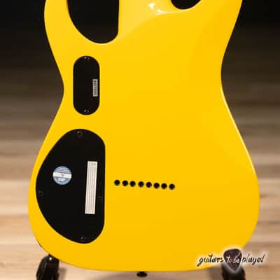 ESP LTD SC-608B Stephen Carpenter 8-String Baritone Guitar w/ Case – Yellow image 7