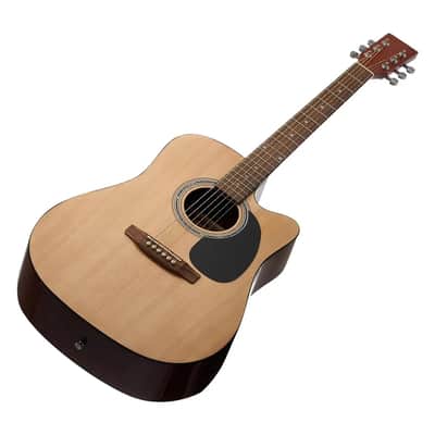 41 in Cutway Acoustic Guitar Natural Beginner Bundle with Gig Bag for Adult Solo image 6