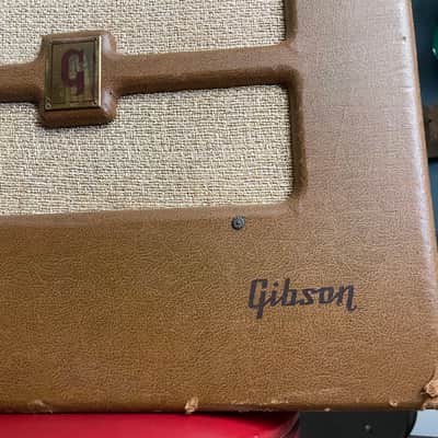 Vintage Gibson BR-6F 3-Input 10-Watt 1x10" Guitar Combo 1948 - 1954 - Brown image 10
