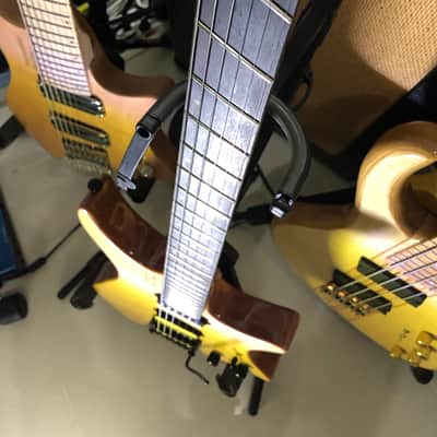 Impossible@guitar™ בְּצַלְאֵhל™ Drop Top Natural Flame + GhostFire Bullet 3.0 padded Super Thick GigBag - Safe Shipping image 17