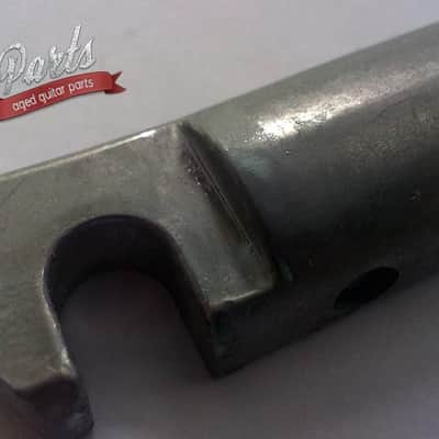 Hand aged Gibson Historic PTTP-060 Aluminium Lightweight Tailpiece w/posts, relic, stoptail | 59 Parts image 3