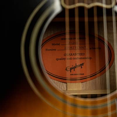 Epiphone J-200 - Aged Vintage Sunburst image 5